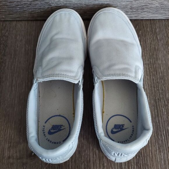 Nike Court Legacy Slip-On Sneaker - Light Blue - Size 6 - Picture 6 of 9